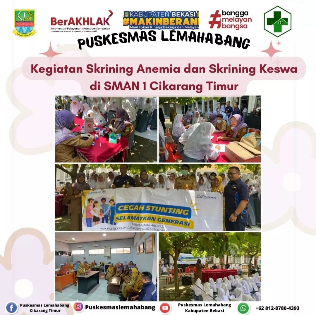 Support Snack untuk kegiatan cegah Stunting & screaning anemia Program CSR PT. Multistrada Arah Sarana, Tbk kolaborasi dengan Puskesmas Lemah Abang